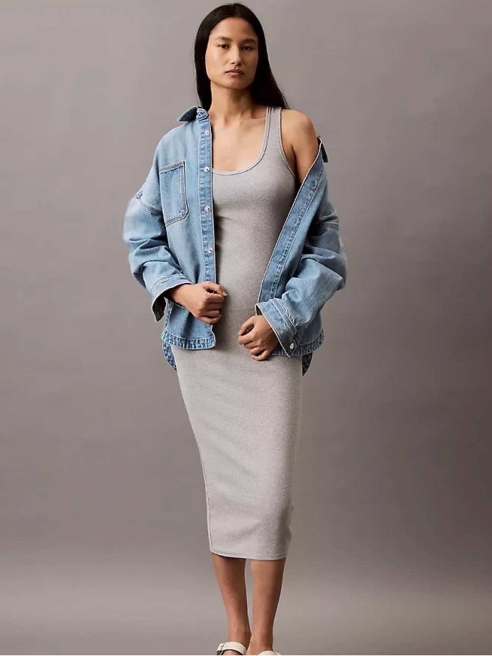 * NEW* Calvin Klein Rib Slip Dress